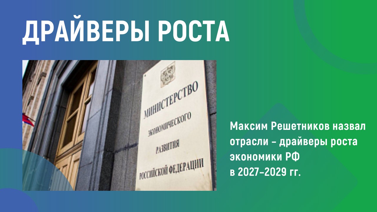 Драйверы роста Драйверы роста